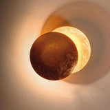 Yeknu Creative Rotatable Moon Phase Wall Lamp