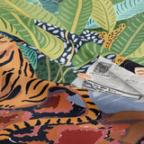 Yeknu Jungle Tiger & Girl Wall Tapestry