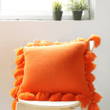 Yeknu Bohemian Knitted Pastel Color Pillowcase