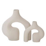 Yeknu 2pcs/set Flower Vases Home Decor Nordic Ceramic Vase Luxury Home Accessories Decoration Living Room Ornaments Crafts Home Decor