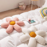 Yeknu Daisy Flower Decorative Cute Cushion Pillow