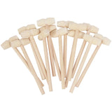 Yeknu 5/10pcs Mini Wooden Hammer Pounder Replacement Wood Mallets Crab Seafood Crackers Kids Toys Wedding Birthday Party Decoration