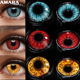 Yeknu Color Contact Lenses For Eye Anime Cosplay Masquerade VampireColored Lenses Multicolored Lenses Contact Lens Beauty Makeup