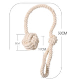 Yeknu Marame Curtain Tieback Curtain Tied Ball Pendant  Mini Tapestry Decoration Hnad-woven Cotton Strap  Curtain Accessories