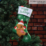 Yeknu Knitted Christmas Stocking Socks Sack New Year Gift Candy Bags Christmas Decorations For Home Xmas Tree Hanging Ornaments Natal