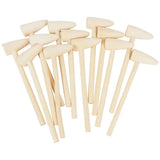 Yeknu 5/10pcs Mini Wooden Hammer Pounder Replacement Wood Mallets Crab Seafood Crackers Kids Toys Wedding Birthday Party Decoration