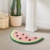 Yeknu Watermelon Bathroom Rug Fruit Carpet Living Room Tapis Toilet Kitchen Floor Mat Door Pad Soft Anti Slip Dorm Home Decor