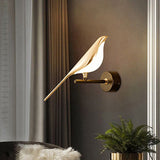 Yeknu Nordic Elegant Golden Bird Wall Light