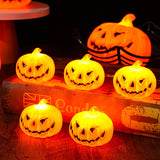 Yeknu front porch halloween ideas New Halloween Decoration Pumpkin Light Party Atmosphere Decoration Led Pumpkin Light Halloween Carnival Party Decoration Light