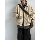 outfit inspo 2024 American High Street Niche Lapel Jacket Men's and Women's Retro Loose All-Match Trendy Casual Jacket