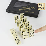 Yeknu Domino chess set-high-quality board game toys, equipped with sturdy PVC storage boxes, very suitable for family game nights