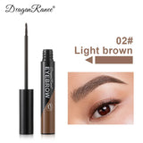 Yeknu Peel-off Eyebrow Gel Natural Brow Tattoo Black Brown Tint Makeup Waterproof Lasting Eye Brow Enhancers Liquid Gel Tear Wear Easy