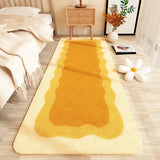 Yeknu Gradient Cozy Soft Bedroom Carpet Art Minimalist Wavy Girl Room Home Decoration Modern Aesthetics Balcony Rug ковер tapete سجادة