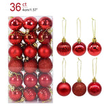 Yeknu 1box Christmas Balls Christmas Tree Ornaments Ball Xmas Hanging Tree Pendants Home Party Decor New Year Gift Noel Navidad