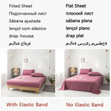 Yeknu High Density Milk Fleece Winter Warm Duvet Cover Set with Bed Sheet High-end Plush Warmth Bedding Set King Thicken Blanket Cover