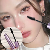 Yeknu Black Brown Mascara Waterproof Long Lasting Extension Eyelashes Lengthening Curling Mascara Purple Eyelash Makeup Cosmetic