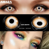 Yeknu Cosplay Anime Accessories Color Contact Lenses Yearly Halloween Color Lens Eyes Cosmetic Colored Contacts 2pcs Contacts