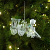 Yeknu Xmas Tree Transparent Snowflake Hanging Ornaments Acrylic Pendant 2024 Christmas Decoration for Home Navidad Gifts New Year