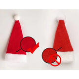 Yeknu Merry Christmas Christmas Tableware Bag Holder Christmas Hat Fork Knife Cutlery Bag Christmas Decorations for Home