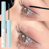 Yeknu Black Head Mascara Ultra-fine Small Brush Lengthening 3D Lash Eyelash Extension Eye Lashes Long-wearing Black Color Mascara