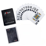 Yeknu Texas plastic poker matte poker game party props, suitable for outdoor entertainment, parties, family gatherings