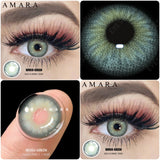 Yeknu NEW Contact Lenses 1pair Colored Contact Lens for Eye Color Cosmetic Color Contact Lens Beauty Eye Makeup Beautiful Pupils