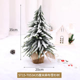 Yeknu Mini PE Christmas Tree Decoration Pine Topping Table Christmas Tree Christmas Home Party Wedding Decoration New Year Gift