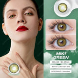 Yeknu MIKI Series1 Pair Colored Contact Lenses Natural Look Brown Eye Lenses Gray Contact Blue Lenses Fast Delivery Green Eye