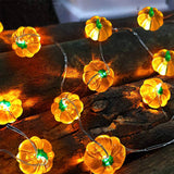 Yeknu Pumpkin Horror Eyeballs LED String Lights Portable USB 20 40 Leds Halloween Party Decoration For Home bar Atmosphere Decor