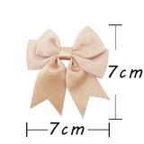 Yeknu (15pcs/pack) Size 7cm Pink Gold Dust Ribbon Bow Handmade Crafts DIY Gift Wrapping Decoration Wedding Party Supplies