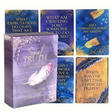 Yeknu 1 Box Soul Truth Self-awareness Tarot Cards for Family Holiday Party Favor Playing Board Games Cards Tarot Pack