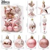 Yeknu Christmas Tree Balls Red Candy Cane Hanging Ornament Big Pendants Set Christmas Decorations For Home 2024 Natal Navidad New Year