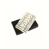 Yeknu 28pcs Classic Dominoes Card Chess, Board Game Toys With PVC Storage Box, Portable Case for Leisure Gifts Entertainment Tourism