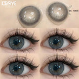 Yeknu 1 Pair Natural Contact Lenses for Eyes High Quality Yearly with Diopter Myopia Eyes Beauty Pupil Cosmetics