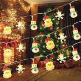 Yeknu Christmas Tree LED String Light 1.5M 10LED Xmas Hanging Lamp Fairy Light Garland Home Decoration Ornament New Year Gifts