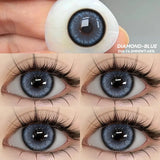 Yeknu Korean Colored Contact Lenses for Eyes Big Eye Lenses Blue Lenses Brown Lense Fog Pearl Lens Eye Cosmetics Beauty Pupils