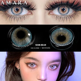 Yeknu 1Pair Color Lens RUSSIA Series Color Contact Lenses Beautiful Pupil Contact Lens Yearly Use Cosmetic Beauty Eye Lenses