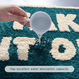 Yeknu Take It Off Non Slip Bath Mat,Anti-Slip Floor Rugs,Fluffy Microfiber Indoor Mat,Absorbent Ultra Soft,Fun Soft Anti Slip Rug