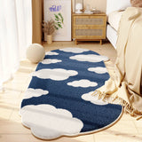 Yeknu Shaped Bedroom Carpet Comfortable Soft Modern Home Decoration Aesthetics Cloud Balcony Rug Corridor Rugs tapete 양탄자 tapis ковер