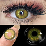 Yeknu NEW 2pcs/pair Colored Contact Lenses for eyes Colored Eye Lenses MIKI Contact lens Beautiful Pupil Cosmetics Yearly