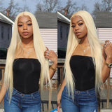 Yeknu 613 Blonde Lace Front Wig Straight Human Hair Wigs For Women 200 Density 13x4 13x6 HD Lace Frontal Wigs Pre Plucked Remy Hair