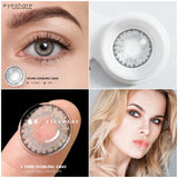 Yeknu 3TONE Color Contact Lens for Eye Contact Lens Case Ladies Contact Lens Case  Beauty  Pupilentes  Circle Lenses