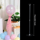 Yeknu Birthday Balloon Support Balloon Stand Balloon Holder Balloon Stick Tubes Wedding Birthday Party Decoration Kids Baby Shower