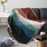 Yeknu Textile City Boundless Dunes Woven Sofa Cover Home Decor Dust Throw Blanket Quality Large Size Double Sided Blanket for Bed