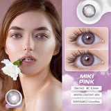 Yeknu MIKI Series1 Pair Colored Contact Lenses Natural Look Brown Eye Lenses Gray Contact Blue Lenses Fast Delivery Green Eye