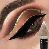 Yeknu Pearlescent Diamond Gold Liquid Eyeshadow Eyeliner Stick Waterproof Glitter Sequins Rose Gold White Eyeliner Pen Korean Makeup