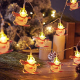 Yeknu Christmas Tree LED String Light 1.5M 10LED Xmas Hanging Lamp Fairy Light Garland Home Decoration Ornament New Year Gifts