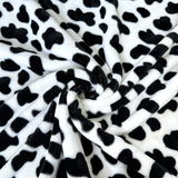 Yeknu Cow Printed Flannel Blanket Double-sided Blanket Warm Soft Black And White Bed Blanket For Couch Bed Sofa Travelling Blanket