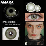 Yeknu Natural GREEN Color Contact Lenses for Eyes Soft Colored Lenses GREEN Contact Lens Beauty Makeup Beautiful Pupil Contacts