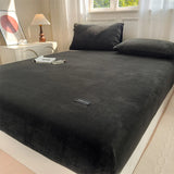 Yeknu 2024 New Comfortable and Warm A-class High Weight Milk Velvet Single Item Bed Sheet